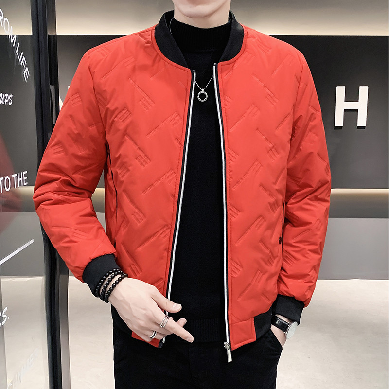 Žieminė vyriška striukė, stora vienspalvė beisbolo paltas, vyriškas parkas, 2023 m. laisvalaikio vyriškos vėjo striukės, plonas, prigludęs, plius dydis