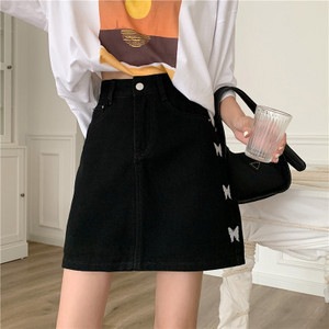 Femei Plus Size Denim Jumătate Lungime Talie înaltă Fusta A-line Fete Vara 2023 Nou Slim Hot Girl Pantaloni la șold Fusta Wrap