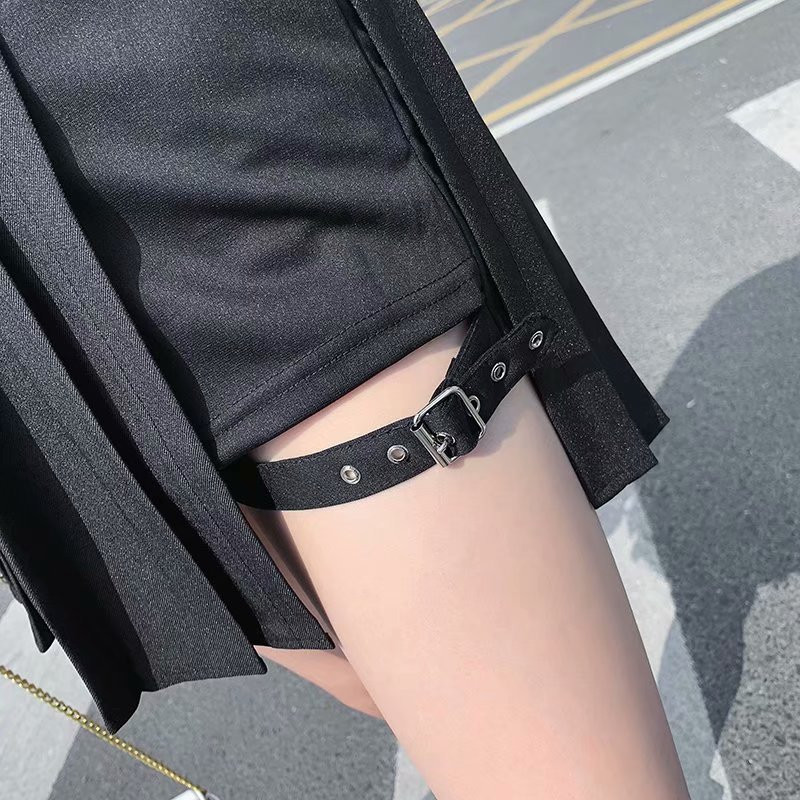 Ženska kratka suknja svih kombinacija Moda od tartana, crvene plisirane suknje Streatwear Karirana suknja s bočnim gumbima Ženska ležerna mini suknja