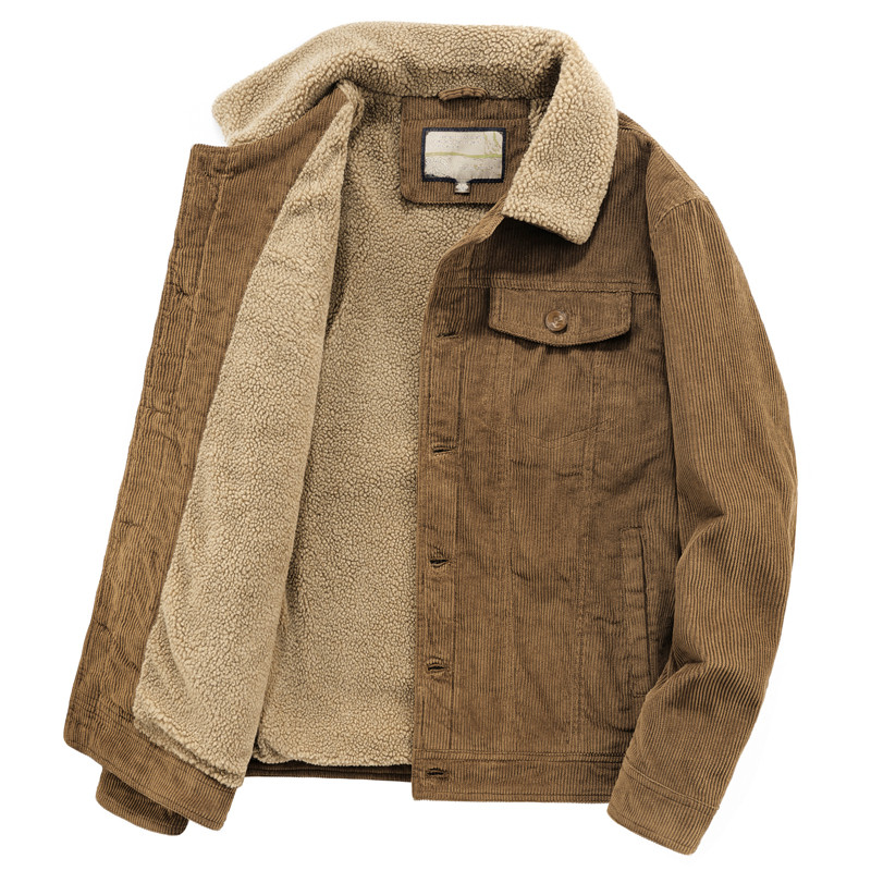 Ziemas džinsu jaka Vīriešu bieza vilna Streetwear Motocikls Velveta Parkas Mēteļi Silti Vējjaka Virsjaka Jakas Mājas Apģērbi