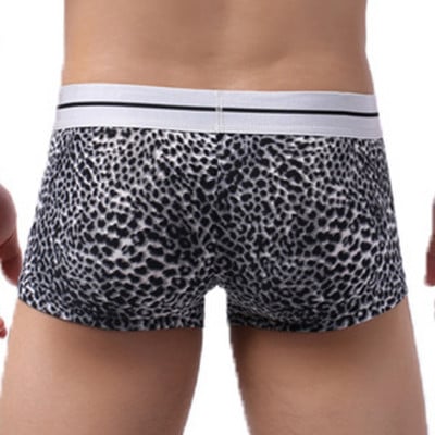 Horúce sexy muži tigrie leopard potlačené spodné prádlo boxerky nohavičky divoký štýl boxerky pánske nohavičky priedušné boxerky