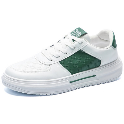 Muške tenisice 2023. Nove jesenske cipele s okruglim prstima i ravnim dnom na vezanje Vanjske cipele protiv klizanja Trend prozračne čvrste muške vulkanizirane cipele