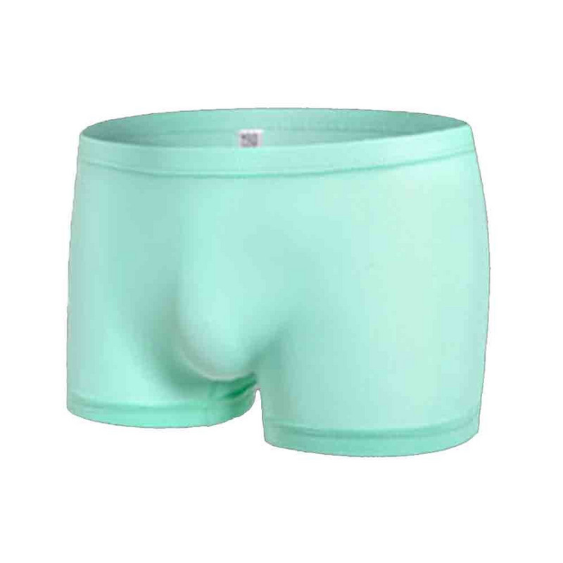 Vruće muške ledeno svilene bešavne bokserice Donje rublje Seksi prozračne prozirne bokserice Gaćice Bokserice Kupaće gaće