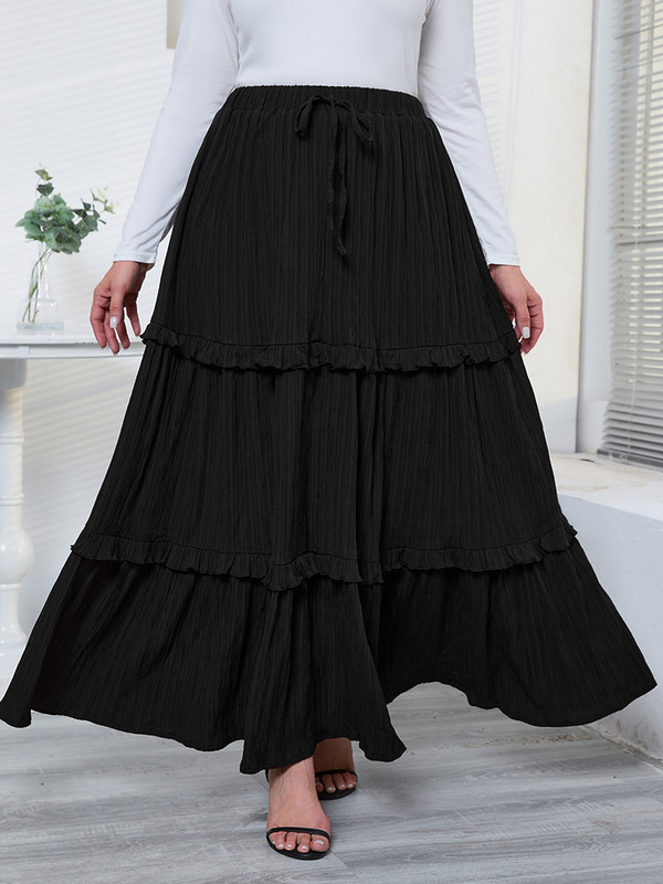 2023, vară, toamnă, fuste lungi pentru femei, fuste lungi, linie A, pentru femei, cu talie înaltă, fuste lungi sexy pentru femei, plus dimensiune 4XL