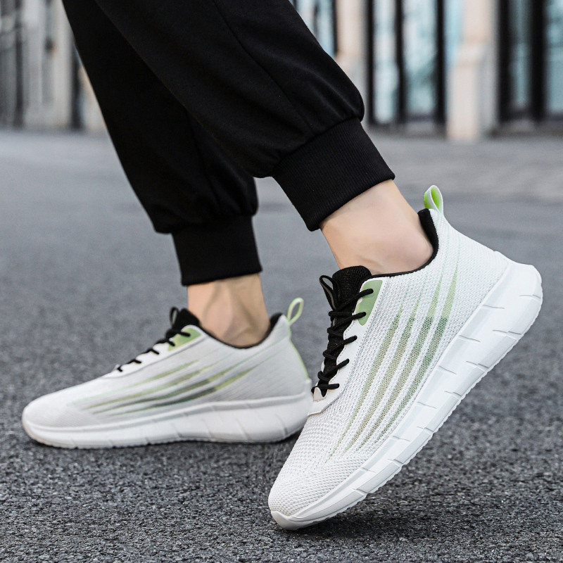Muške cipele za slobodno vrijeme Muške lagane prozračne tenisice Vulkanizirana mreža Fluorescentne udobne sportske cipele za trčanje Cipele za muškarce