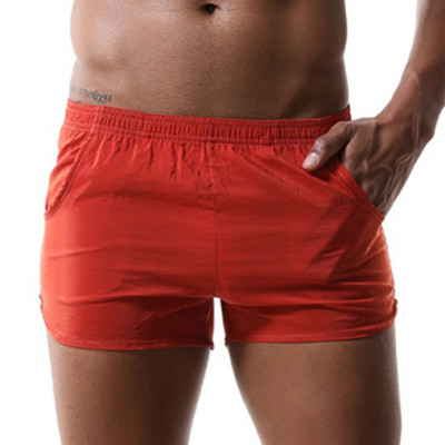 Ανδρικά εσώρουχα Φούτερ Fitness Running Αθλητικά Σορτς Μπόξερ Σλιπ που αναπνέουν Σώβρακα Παντελόνι ύπνου Μασίφ Cuecas