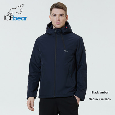 ICEbear 2023 Paltoane pentru bărbați jachetă elegantă de primăvară cu glugă îmbrăcăminte de înaltă calitate pentru bărbați MWC21661D