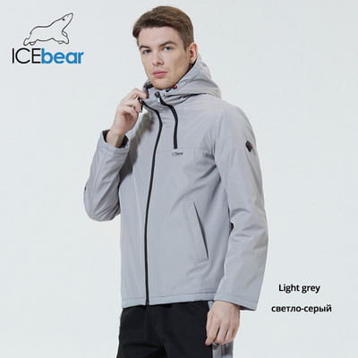 ICEbear 2023 Paltoane pentru bărbați jachetă elegantă de primăvară cu glugă îmbrăcăminte de înaltă calitate pentru bărbați MWC21661D