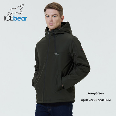 ICEbear 2023 Paltoane pentru bărbați jachetă elegantă de primăvară cu glugă îmbrăcăminte de înaltă calitate pentru bărbați MWC21661D