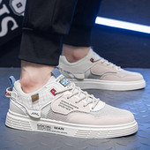 Ανδρικά αθλητικά παπούτσια 2023 Νέα Άνοιξη Casual Στρογγυλά Δάχτυλα Εξωτερική Αντιολισθητική Μόδα Αναπνεύσιμη Άνετη Μαλακή Σόλα Ανδρικά παπούτσια Vulcanize