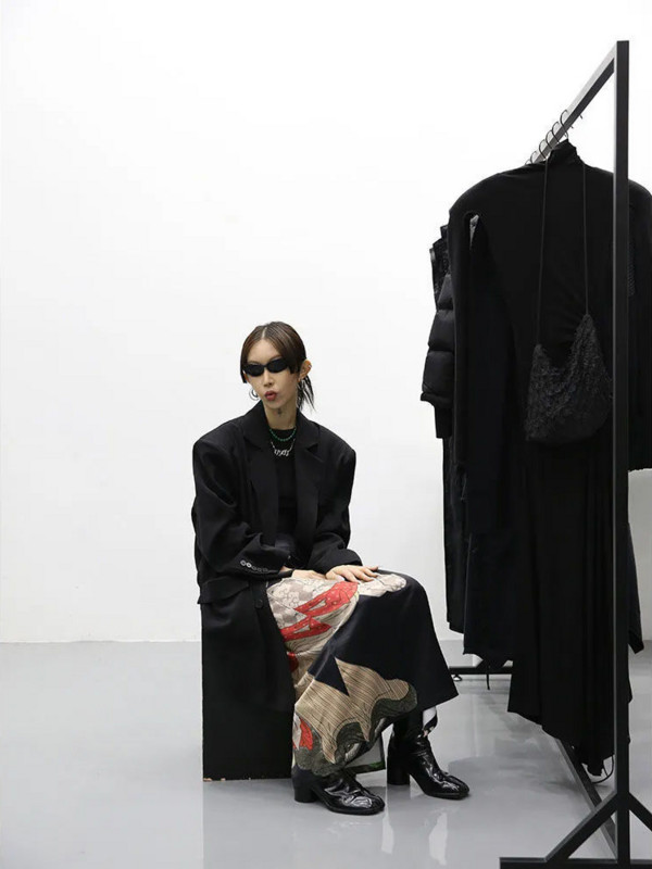 Tie Dye crne suknje s printom Ženska dugačka suknja A kroja Harajuku Japanska ulična gotička odjeća Faldas Largas Mujer 2023 Fairycore