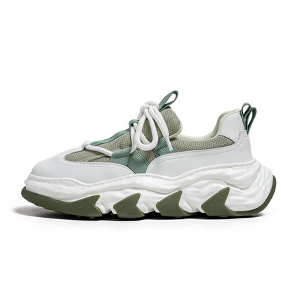 Pantofi vulcanizați pentru bărbați Pantofi cu platformă respirabil din plasă 2023 Casual, cu gură superficială, rotunde, pantofi pentru bărbați la modă zapatos para hombres