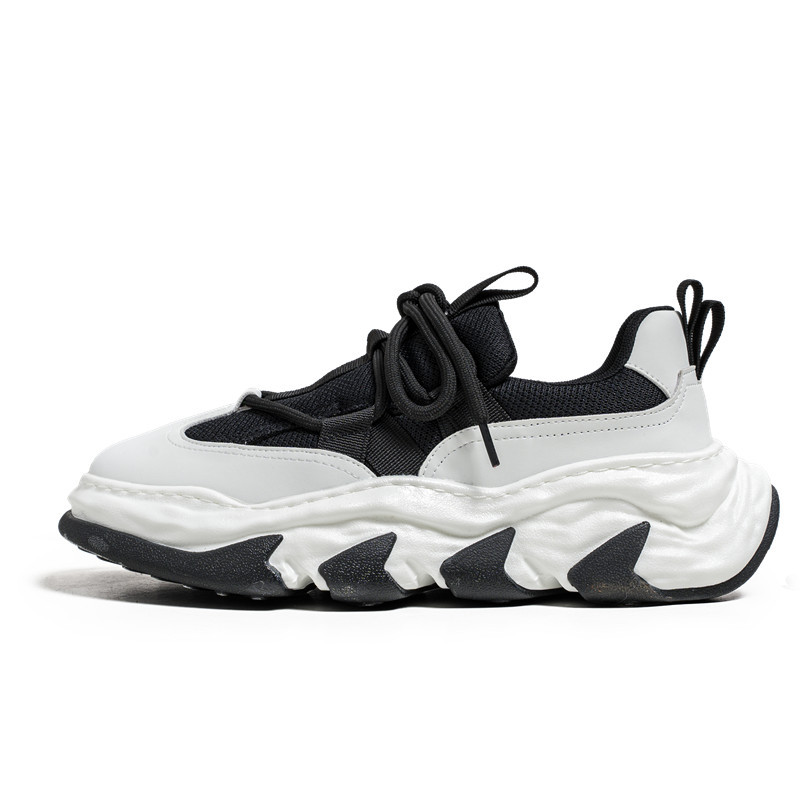 Pantofi vulcanizați pentru bărbați Pantofi cu platformă respirabil din plasă 2023 Casual, cu gură superficială, rotunde, pantofi pentru bărbați la modă zapatos para hombres