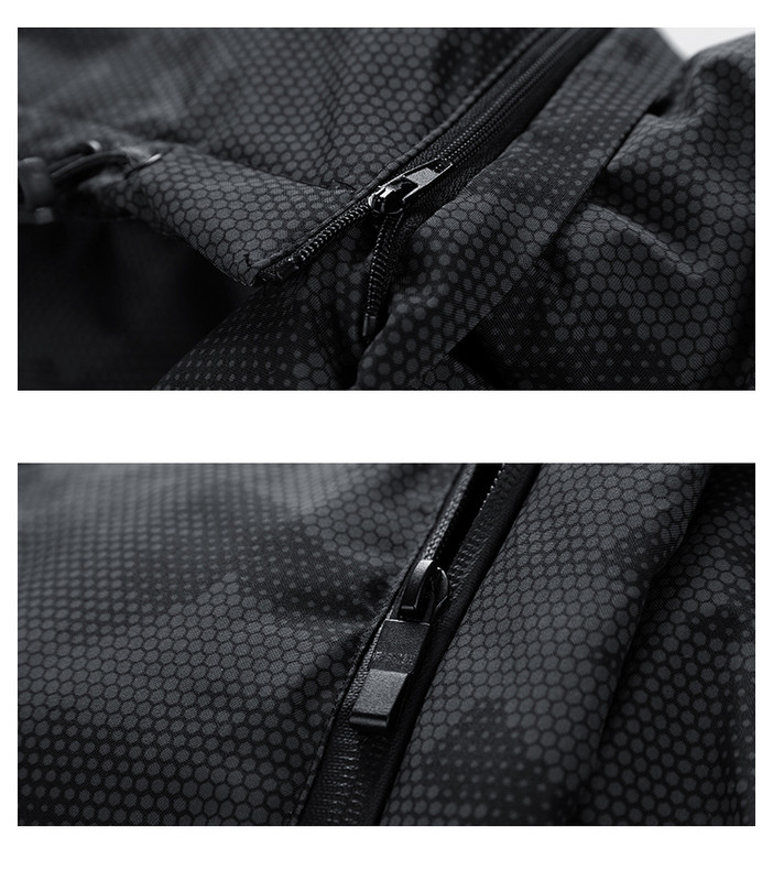 2023. Jesen Zima Muška deblja parka kaput s kapuljačom i odvojivom kapom Topla muška jakna Modni kamuflažni kaput