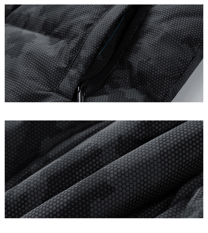 2023. Jesen Zima Muška deblja parka kaput s kapuljačom i odvojivom kapom Topla muška jakna Modni kamuflažni kaput