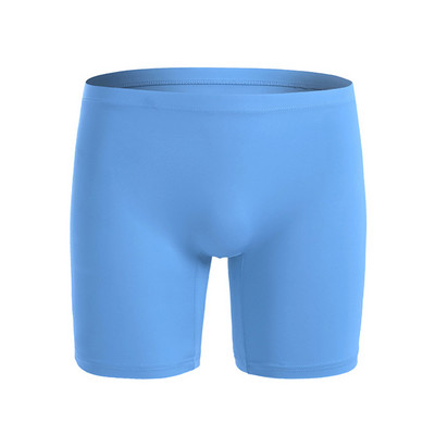 Σέξι ανδρικά σώβρακα Ice Silk Long Leg Boxer Σλιπ πουγκάκι Εσώρουχα Σορτς Μπουκάκια Αναπνεύσιμα Σώβρακα Slip Homme Man Boxer