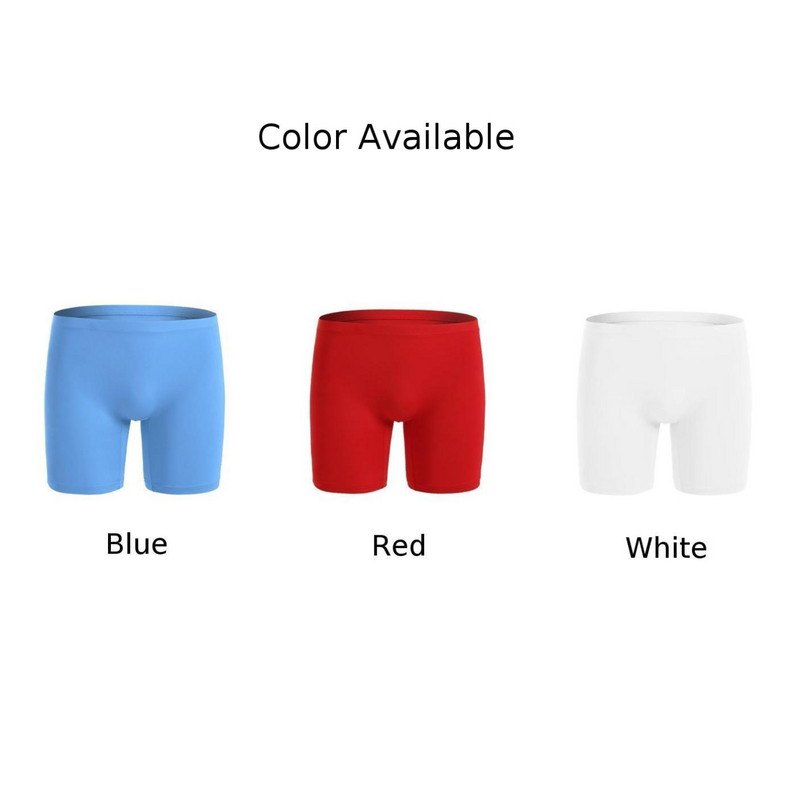 Σέξι ανδρικά σώβρακα Ice Silk Long Leg Boxer Σλιπ πουγκάκι Εσώρουχα Σορτς Μπουκάκια Αναπνεύσιμα Σώβρακα Slip Homme Man Boxer