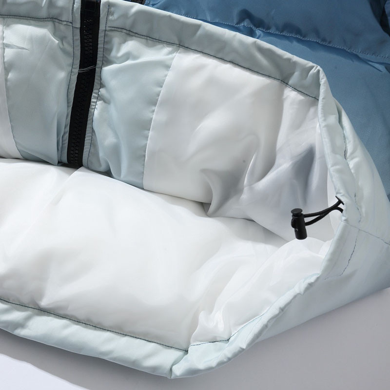 2023 m. hiphopo negabaritinė striukė Parkas Vyriški gatvės drabužiai Harajuku raidėmis marginti paltai Vyriški žieminiai medvilniniai šilti paminkštinti viršutiniai drabužiai mėlyni