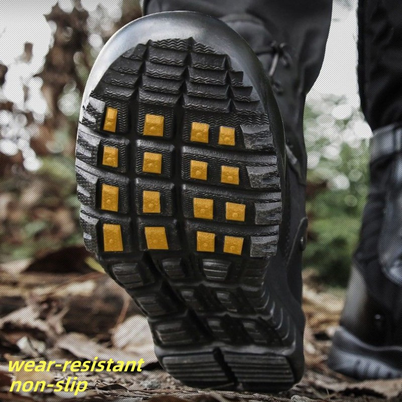 Cizme ultra-ușoare pentru bărbați, cizme de luptă, tactice militare, forțe speciale, drumeții în aer liber, plimbări, pantofi respirabili.