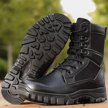 Sshooer Men Boots Στρατού Ειδικής Δύναμης Combat Tactical Military Boot Υπαίθρια πεζοπορία Πεζοπορία Παπούτσια αναρρίχησης Θερμό μάλλινο χειμερινό παπούτσι