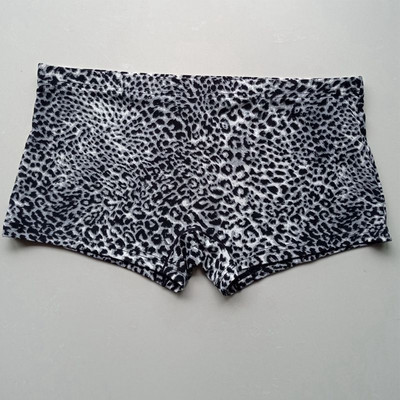 Vīriešu čemodāni Sexy Mīksta Leoparda apdruka U-veida bokserbikses Apakšbikses Šorti Elpojoša apakšveļa Bikses guļamvietas