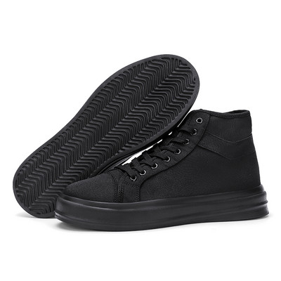 New Fashion Ανδρικά ψηλά αθλητικά παπούτσια μεγέθους 36-46 αναπνεύσιμα παπούτσια καμβά για άνδρες Flats Casual αθλητικά παπούτσια Espadrilles Ανδρικό καλάθι Homme