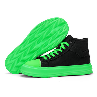 New Fashion Ανδρικά ψηλά αθλητικά παπούτσια μεγέθους 36-46 αναπνεύσιμα παπούτσια καμβά για άνδρες Flats Casual αθλητικά παπούτσια Espadrilles Ανδρικό καλάθι Homme