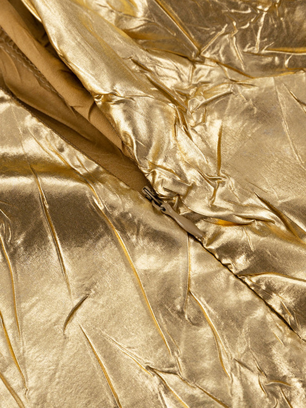 LGRQ fuste pline cu desfășurare pentru femei, cu talie înaltă, cu temperament pentru slăbire, cu falduri, pentru femei, vara 2023, moda mare 19J4415