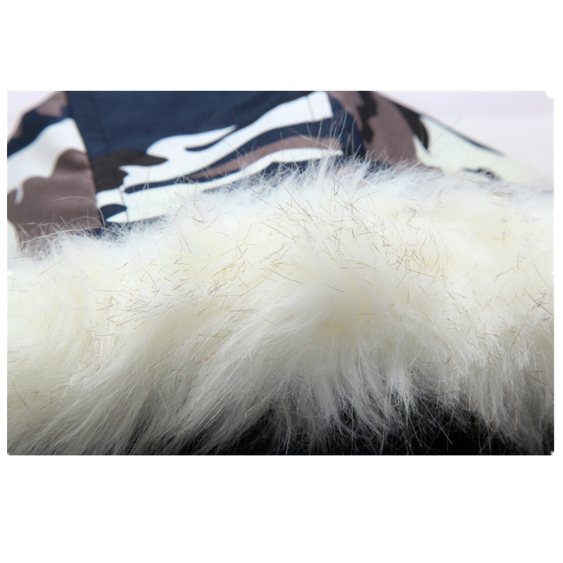 Μπουφάν Camouflage Down Parkas 2022 Ανδρικό παλτό με κουκούλα Parka Ανδρικό παλτό με γούνινο γιακά Parkas Winter Jacket Ανδρικό στρατιωτικό πουπουλένιο παλτό