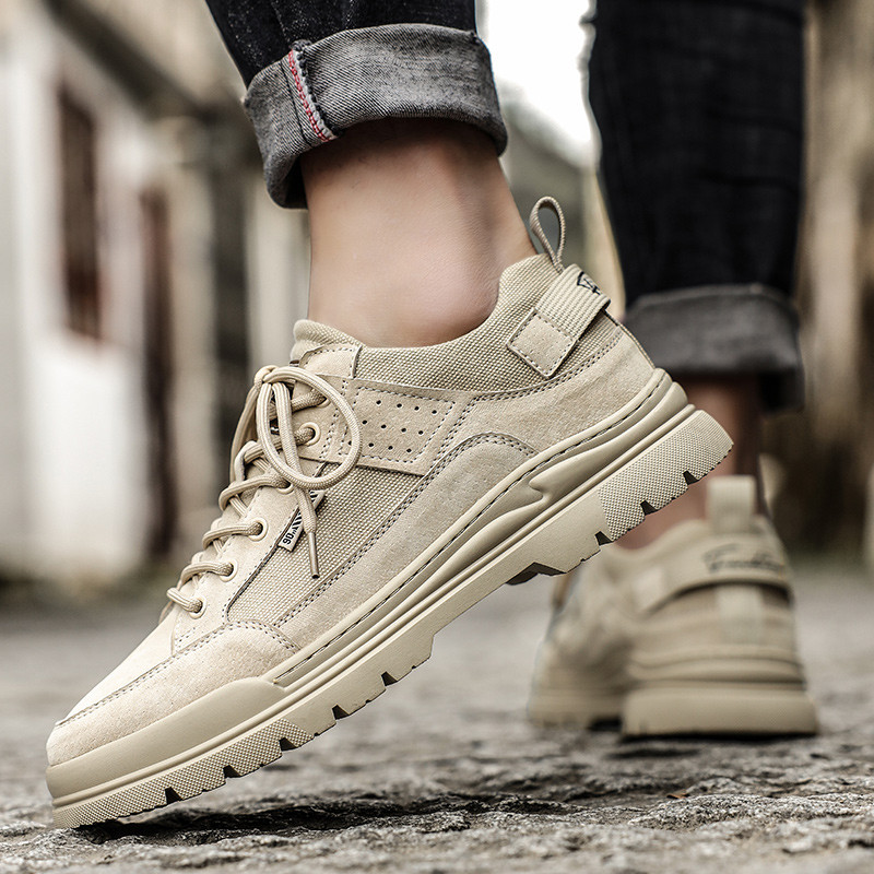 Ljeto 2023. Nove muške prozračne cipele na vezanje Udobne ležerne muške cipele Tenisice Muške izdržljive čvrste cipele s platformom