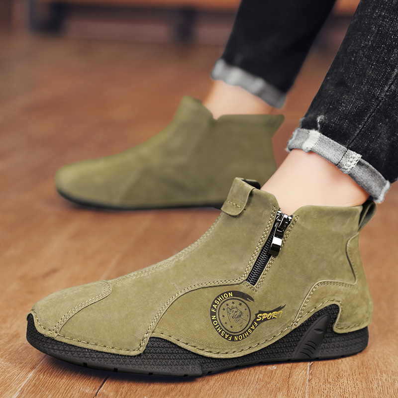 Tarpvalstybinė užsienio prekyba Didelio dydžio vyriški batai Nauji aukštakulniai Martin Batai Žieminiai vyriški laisvalaikio trumpi batai