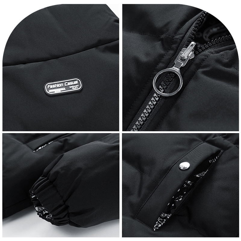 2023. Harajuku muške parke, tople, deblje, obostrano modni kaput Prevelika zimska jakna, muška ulična odjeća, ležerni kaput, ženski 5XL