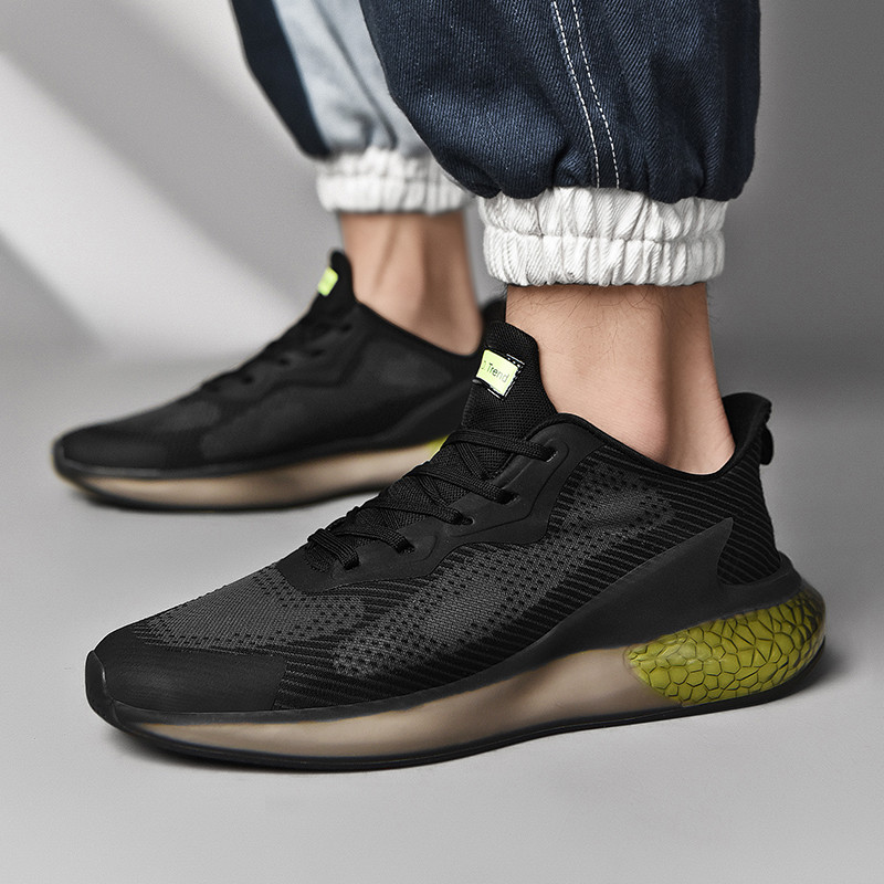 „Baasploa“ lengvi bėgimo bateliai vyrams, 2023 m. vyriški dizainerio odiniai laisvalaikio sportbačiai, suvarstomi vyriški lauko sportiniai bateliai, tenisas