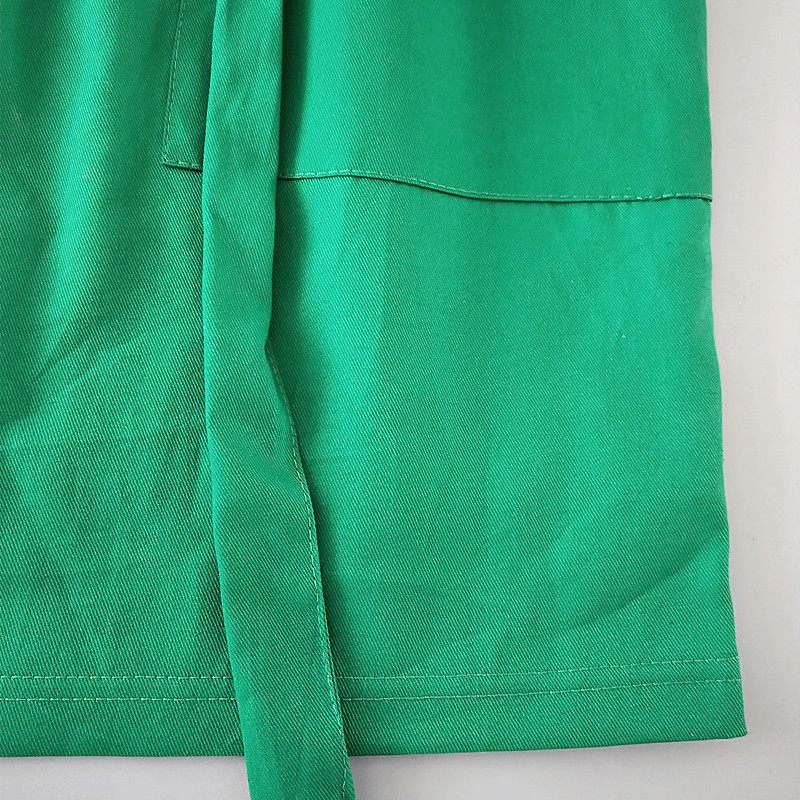 Nouă, primăvară, vară, elegante, fuste midi, femei, birou, fustă creion, bumbac, talie elastică, pachet, fustă șold, fustă cu fundă, verde