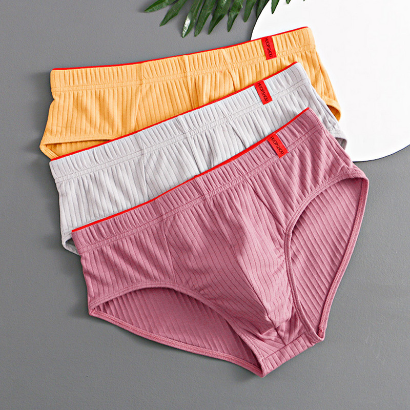 Slip din bumbac Chiloți confortabili pentru bărbați Lenjerie de corp pentru bărbați Pantaloni scurți pentru bărbați Husă Lenjerie ușoară Chiloți elastici pentru slăbire