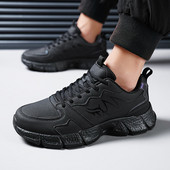 Pantofi casual pentru bărbați, cu șireturi, 2023, din piele nouă, plus pantofi vulcanizati din catifea, pantofi sport pentru mers în aer liber, pantofi solidi pentru bărbați.