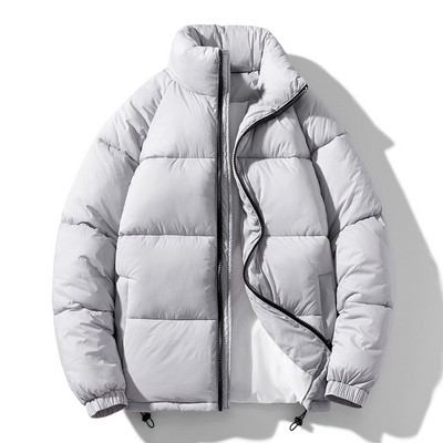 2023 Νέο Χειμερινό Παλτό Ανδρικό Παχύ Casual Parka Slim Fit Outwear Αδιάβροχο παλτό με γιακά με ζεστή βάση