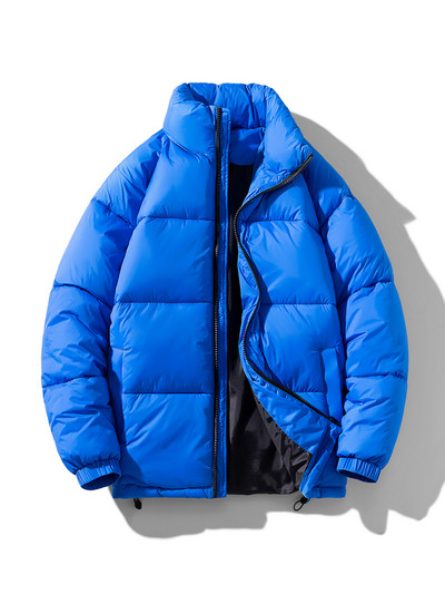 Novi zimski kaput iz 2023., muška deblja, ležerna parka, uski kroj, vodootporan, topli kaput sa samostojećim ovratnikom