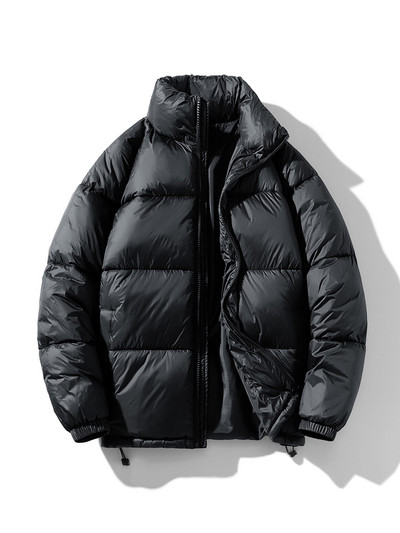 Novi zimski kaput iz 2023., muška deblja, ležerna parka, uski kroj, vodootporan, topli kaput sa samostojećim ovratnikom