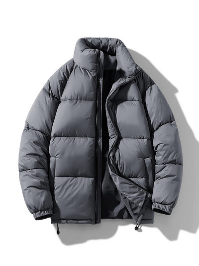 Novi zimski kaput iz 2023., muška deblja, ležerna parka, uski kroj, vodootporan, topli kaput sa samostojećim ovratnikom