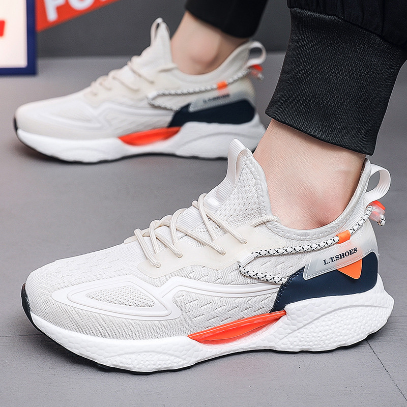 Muške tenisice za hodanje Nove lagane muške cipele za 2023. Neklizajuće, udobne ležerne tenisice za muškarce Mrežaste muške cipele na vezanje