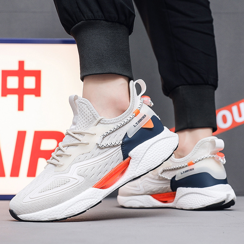 Muške tenisice za hodanje Nove lagane muške cipele za 2023. Neklizajuće, udobne ležerne tenisice za muškarce Mrežaste muške cipele na vezanje