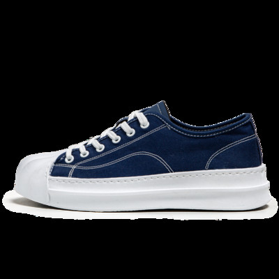 Pánske plátené topánky s okrúhlou špičkou na platforme a šnurovaním, ležérne, protišmykové a dezodorujúce, módne a pohodlné, všestranné, trendy, pánske topánky