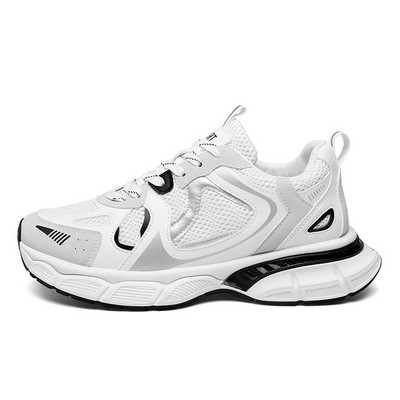 Adidași, ușoare, respirabili, pantofi pentru bărbați, pantofi de mers pentru bărbați, pantofi de sport ocazional, încălțăminte, pentru bărbați, cu platformă groasă, 2023