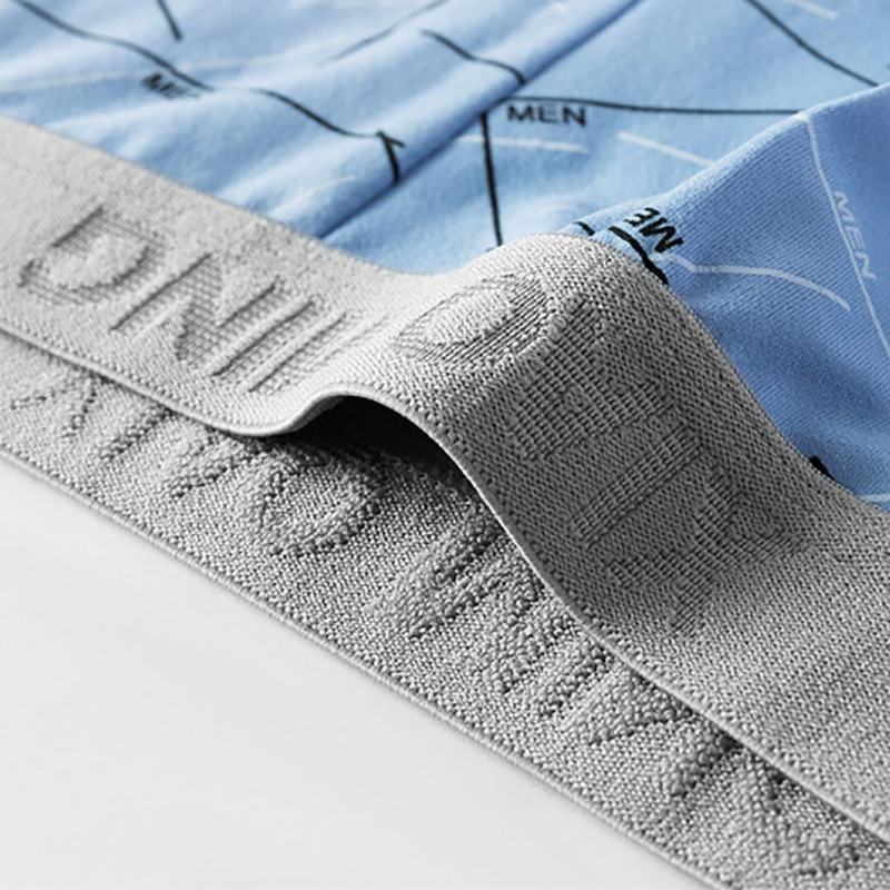 Linie subțire din bumbac, respirabil, în picioare, talie mijlocie, boxeri din mătase, lapte, lenjerie de corp, chiloți pentru bărbați, pantaloni scurți