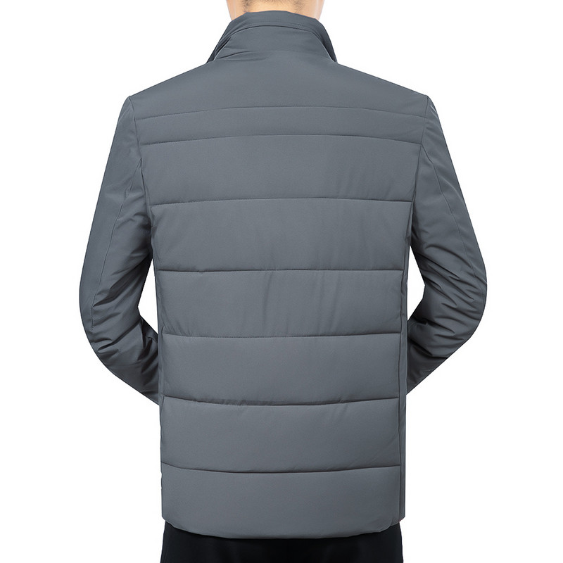 Vyriški žiemos parkas vidutinio ilgio 3 spalvų vėjui nepralaidi šilta striukė Viršutinis paltas Didesnis dydis 4XL Vyriškos striukės 2023 m. žiemos žiema vyriškas