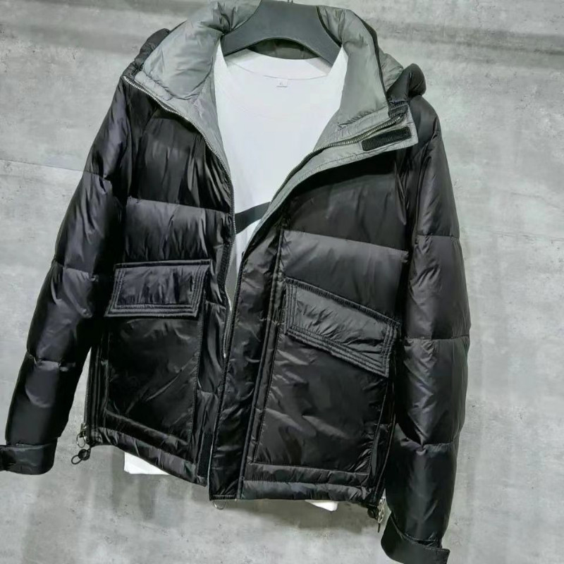 Zimska jakna s kapuljačom Muške parke Topli debeli kaput dugih rukava Gornja odjeća s patentnim zatvaračem Pufer Korejski modni kaputi