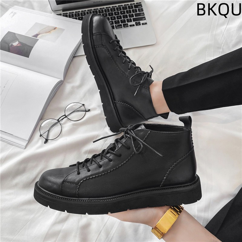 Pantofi cu instrumente pentru bărbați Cizme înalte Varf rotund Moda confortabilă Respirabil Rezistent la uzură În aer liber Casual Pantofi cu platformă Tendință