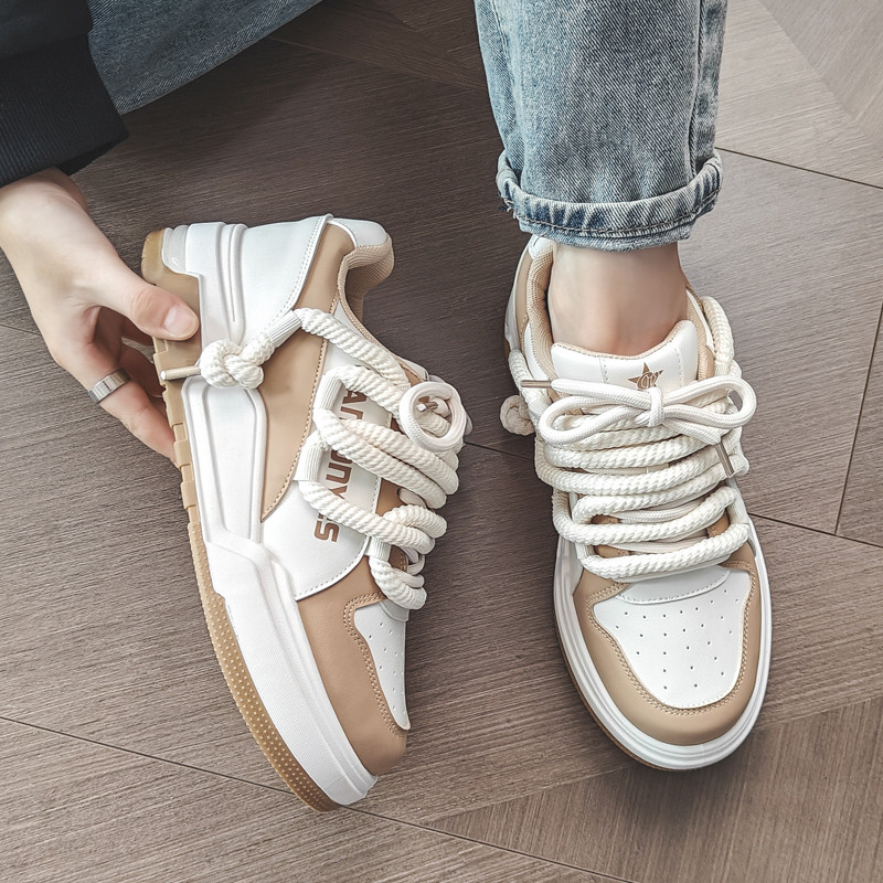 2023 All-match Casual Trend Κορεατικά αθλητικά παπούτσια με κορδόνια ανδρικά παπούτσια πλατφόρμας Shallow Solid ανδρικά παπούτσια Μόδα ανδρικά παπούτσια
