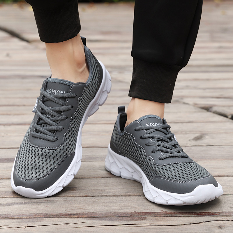 Muške cipele za slobodno vrijeme Muške lagane prozračne tenisice Vulkanizirana mreža Fluorescentne udobne sportske cipele za trčanje Cipele za muškarce